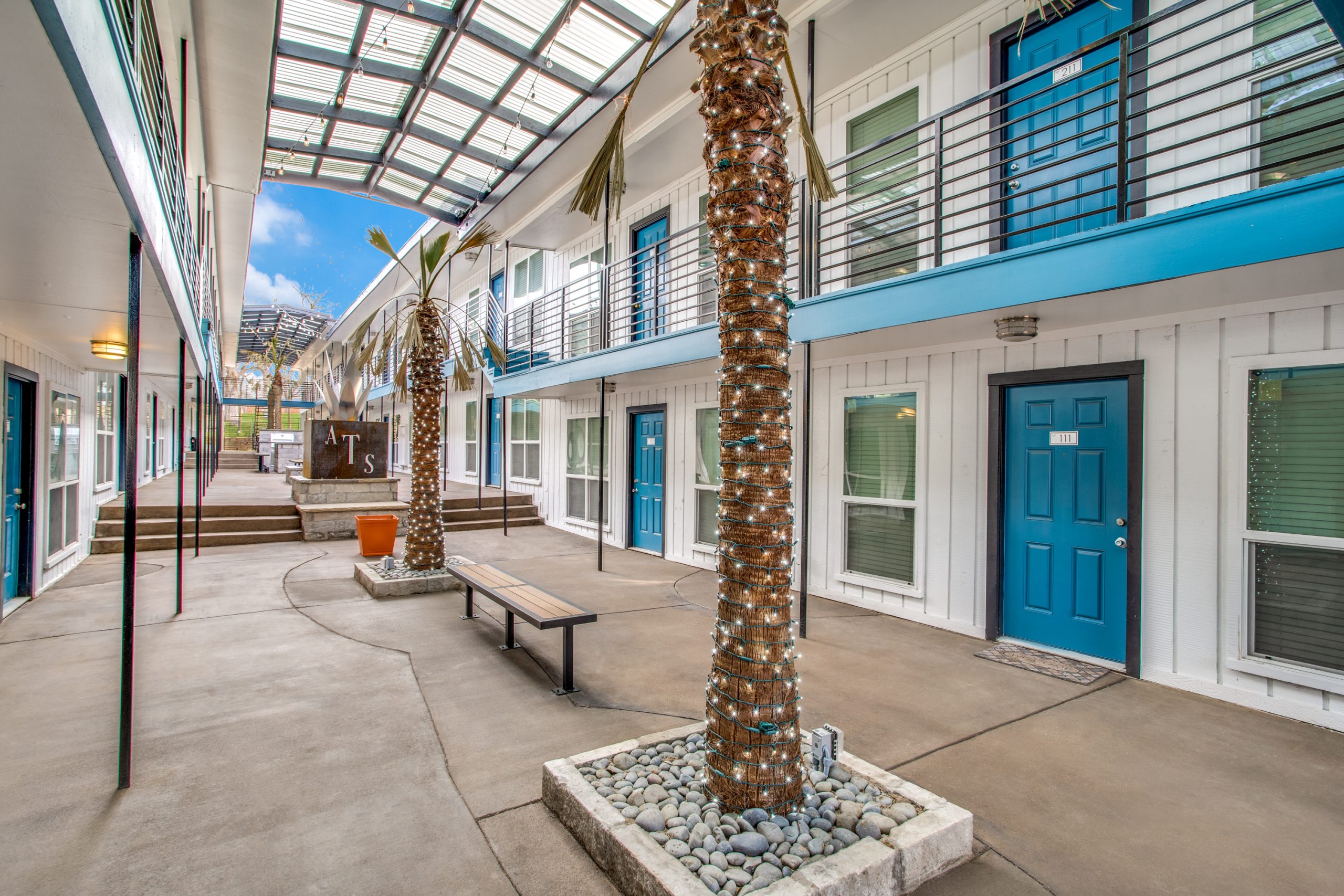 Across The Street Exterior